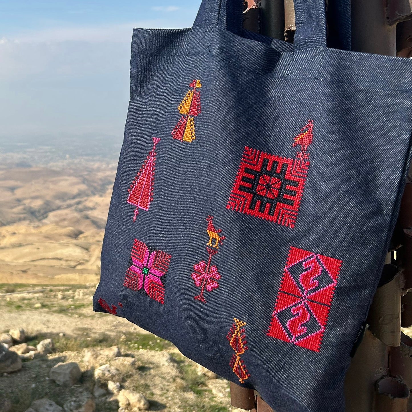 Embroidered Tote Bag