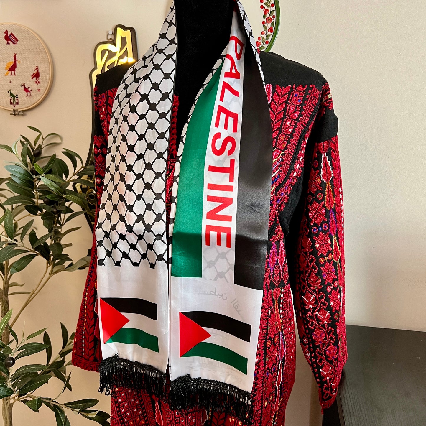 Dual-Sided Palestine Sash