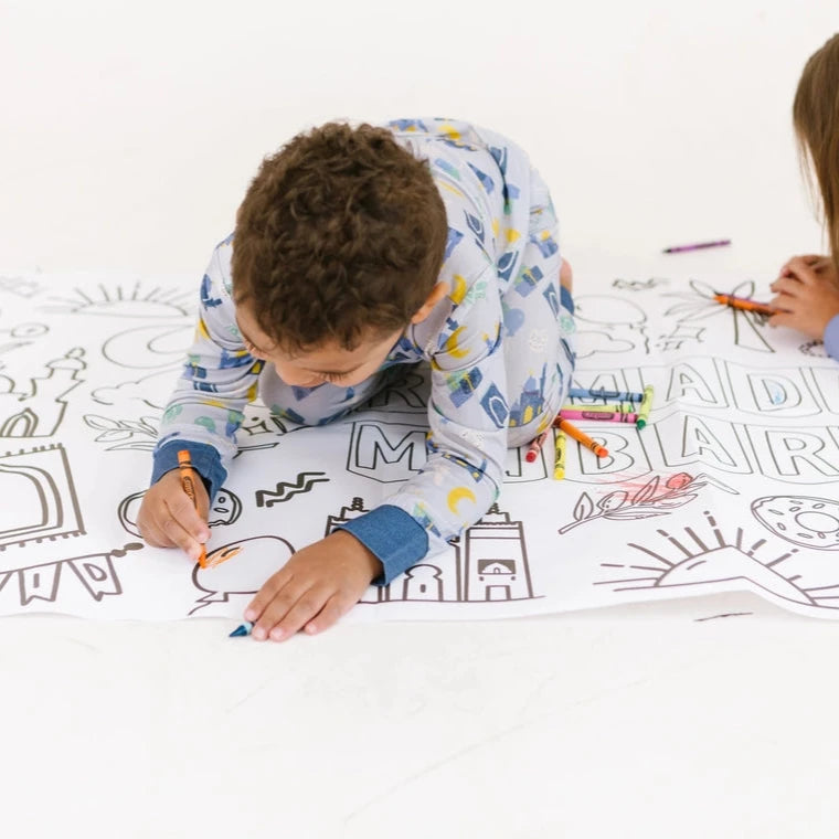 XL Coloring Poster / Table Cover for Ramdan and Eid
