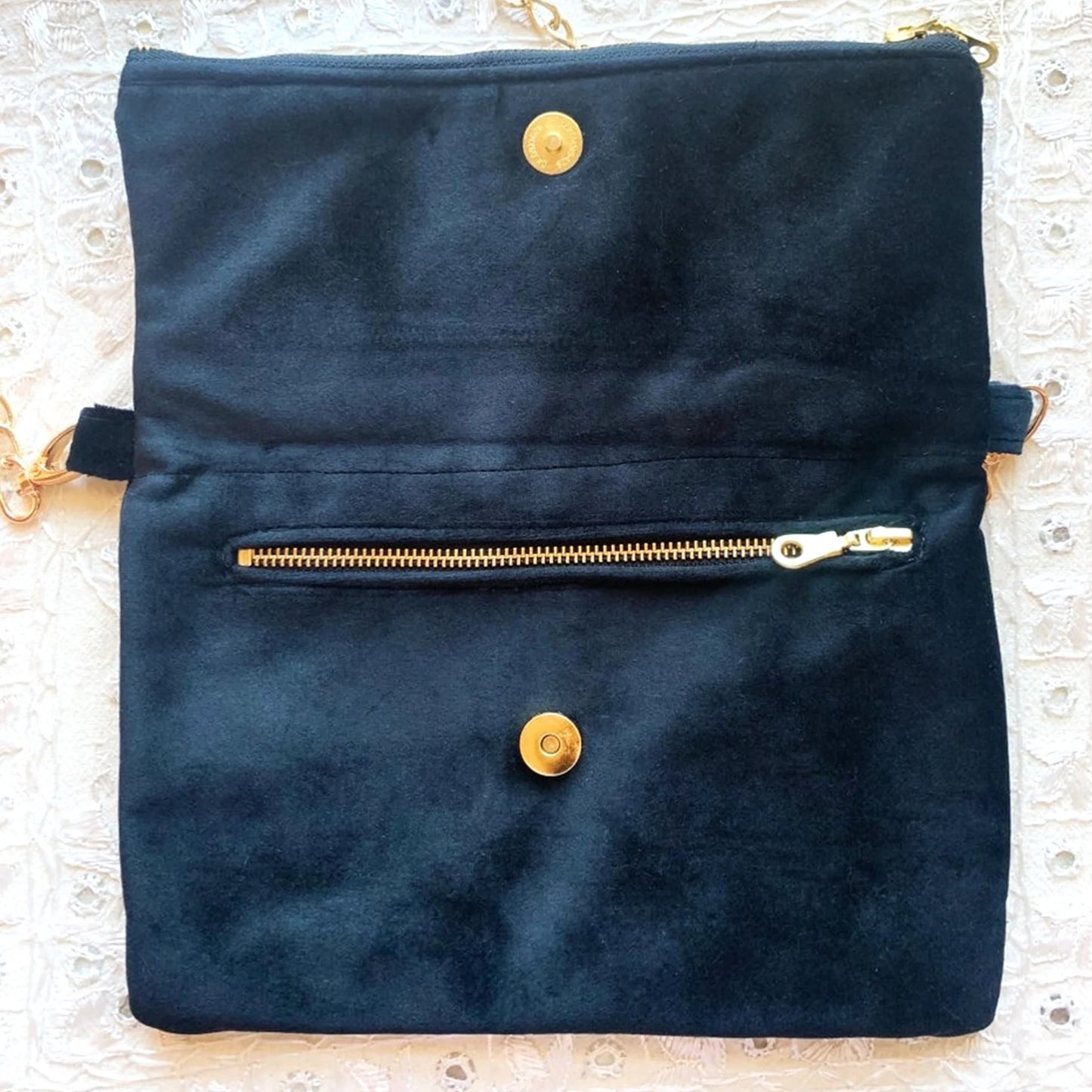 Velvet Tatreez Crossbody Bag