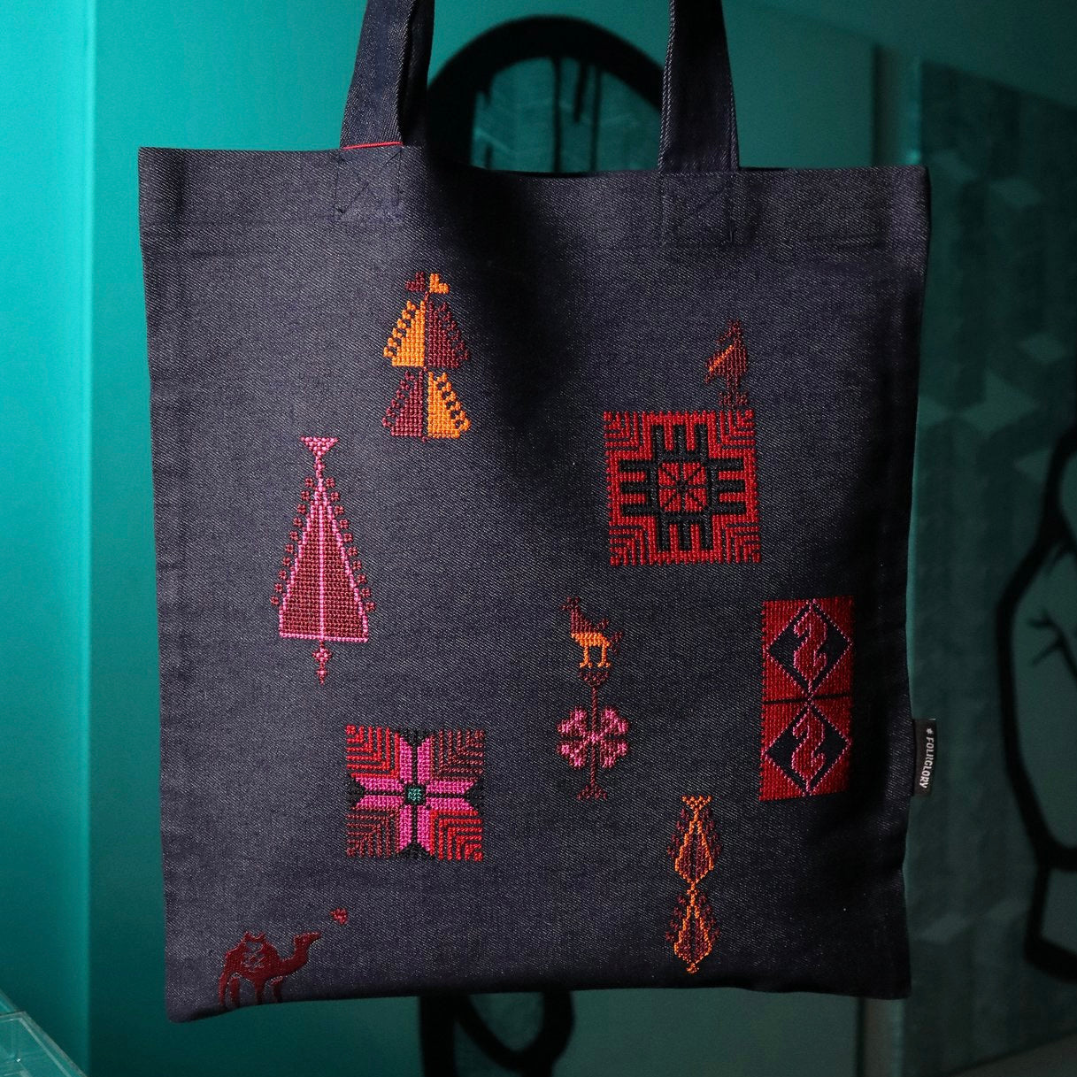 Embroidered Tote Bag