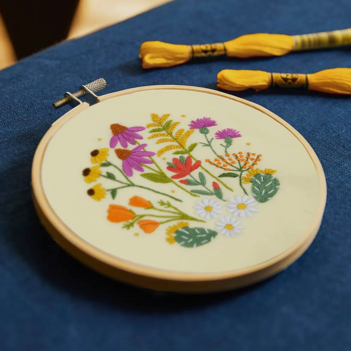 Mediterranean Garden: Embroidery Kit