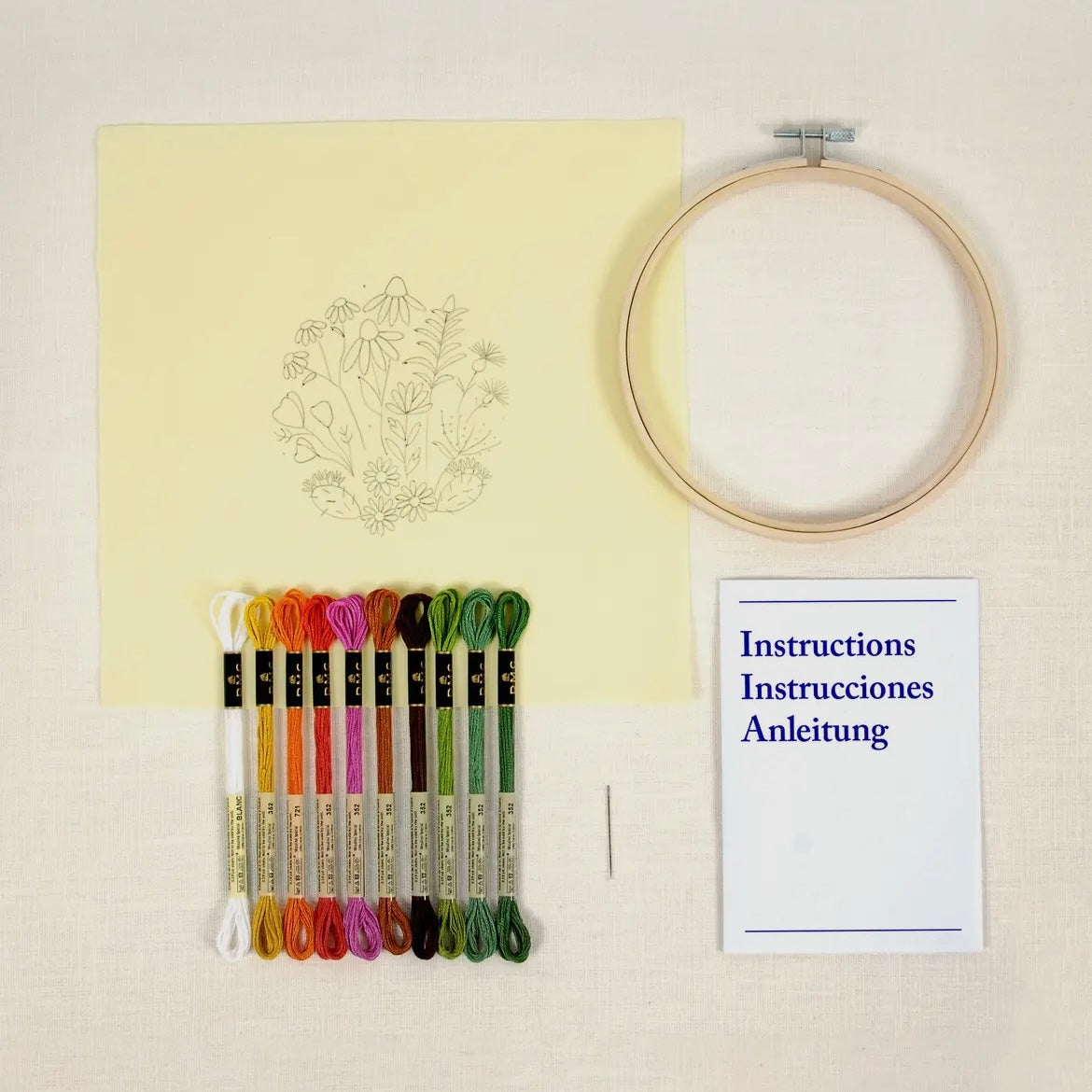 Mediterranean Garden: Embroidery Kit