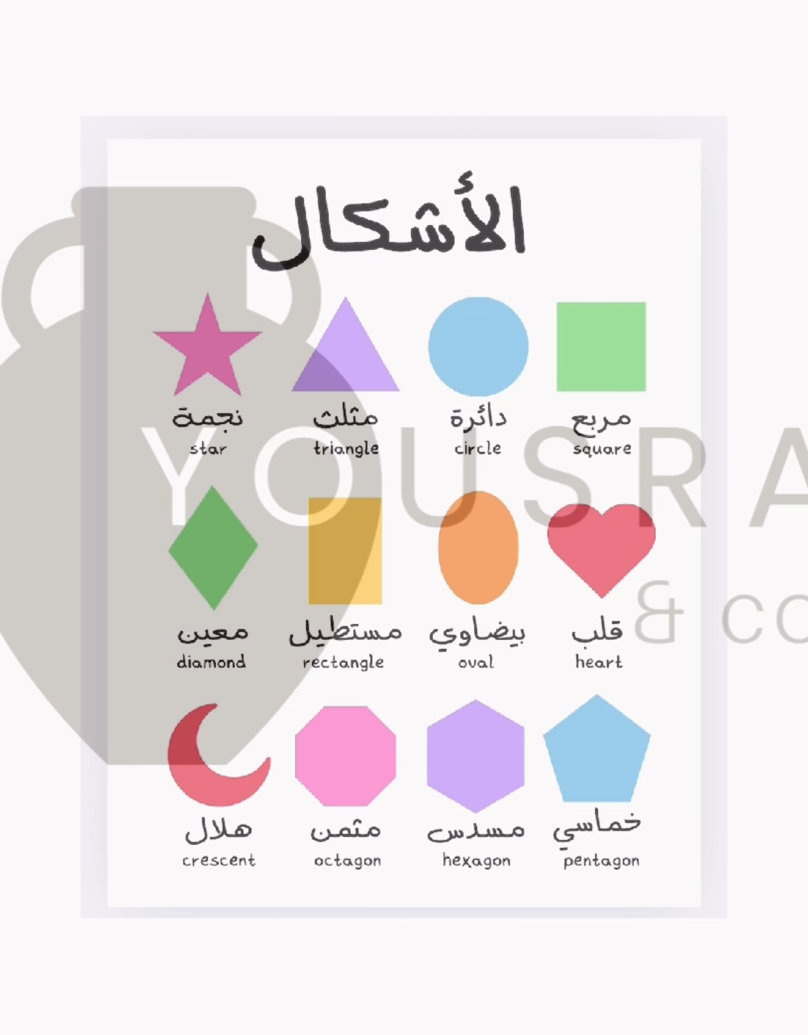 Educational Topics in Arabic (DIGITAL DOWNLOAD)