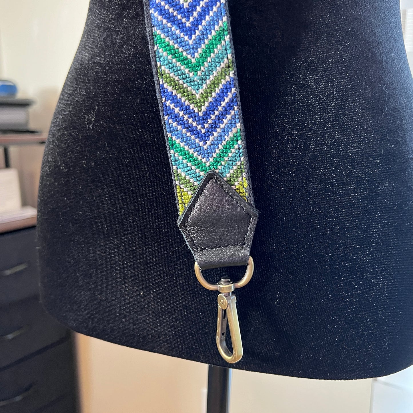 Hand Embroidered Bag Strap