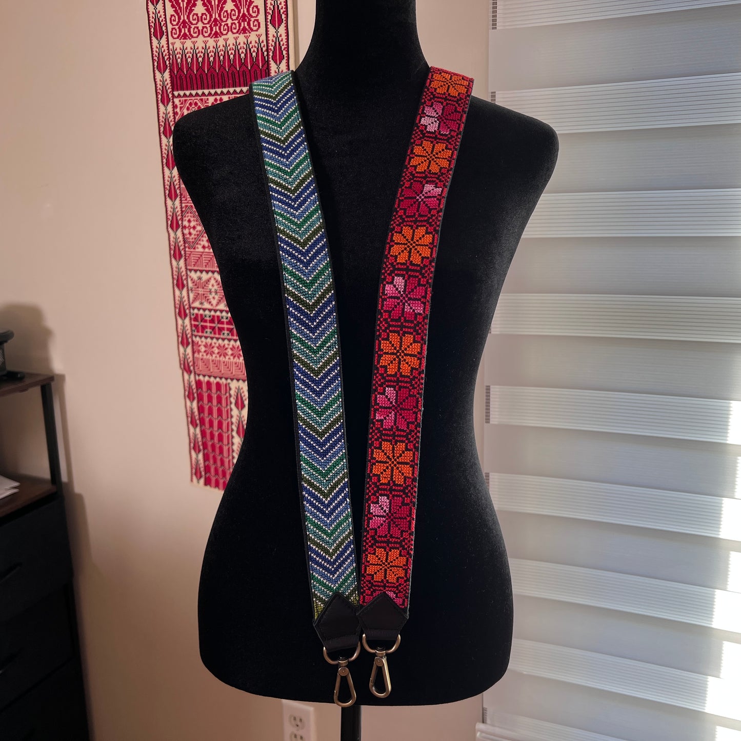 Hand Embroidered Bag Strap