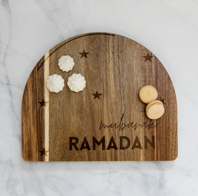 Ramadan & Eid Double Sided Wooden Arch Board