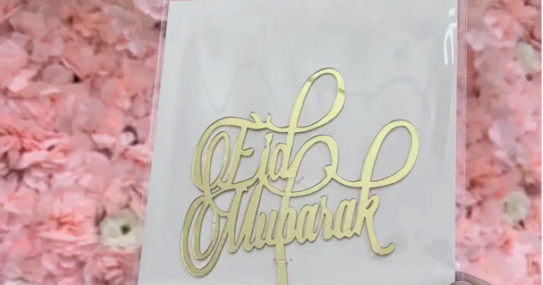 Acrylic Cake Topper