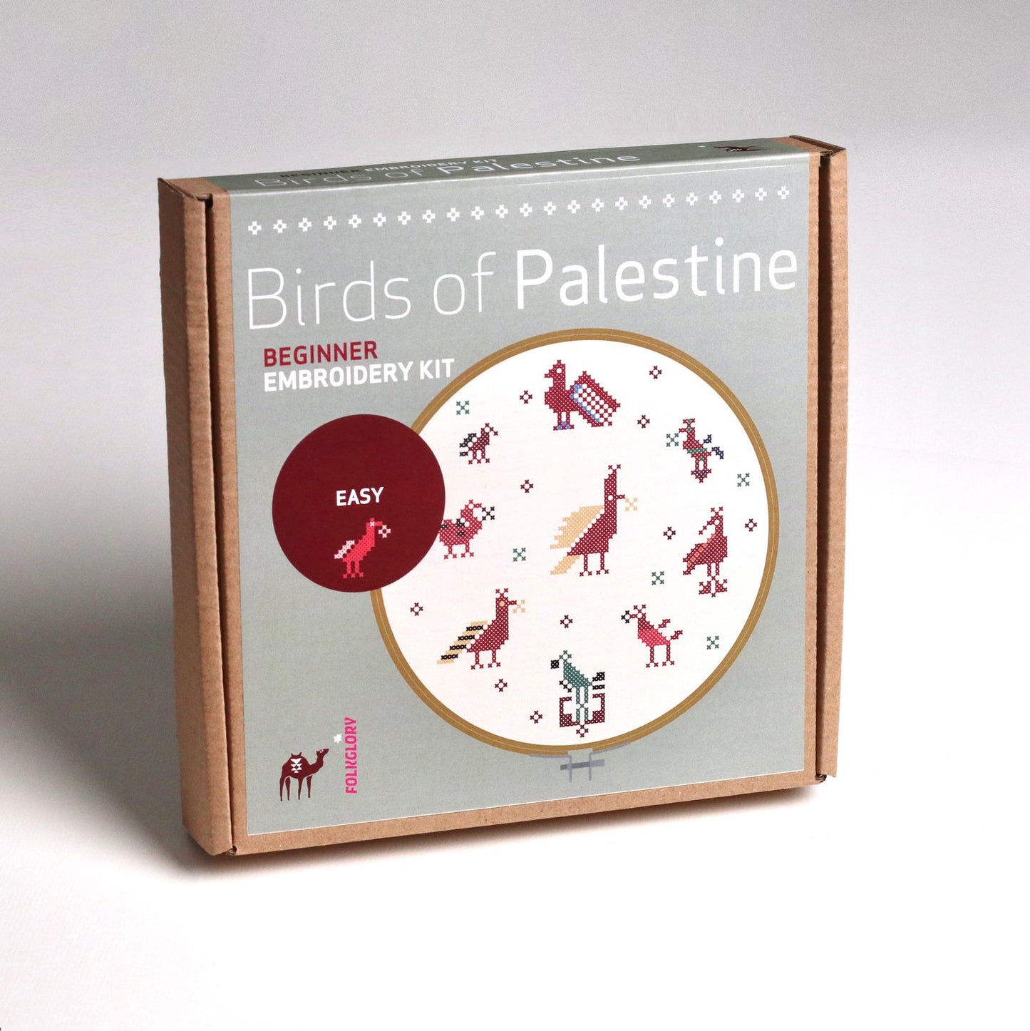 Birds of Palestine Embroidery Kit