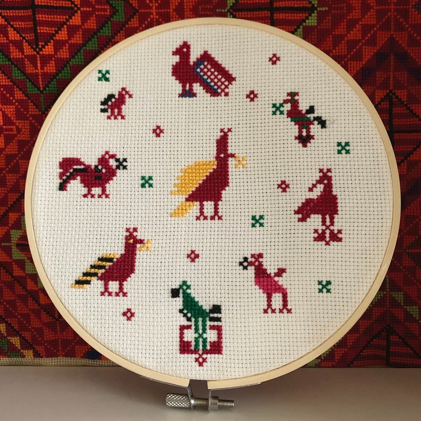 Birds of Palestine Embroidery Kit